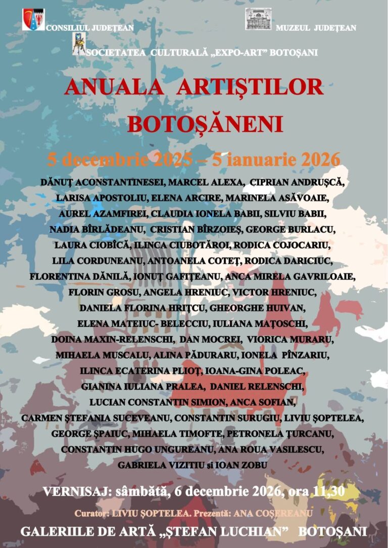 Art exhibition announcement and details